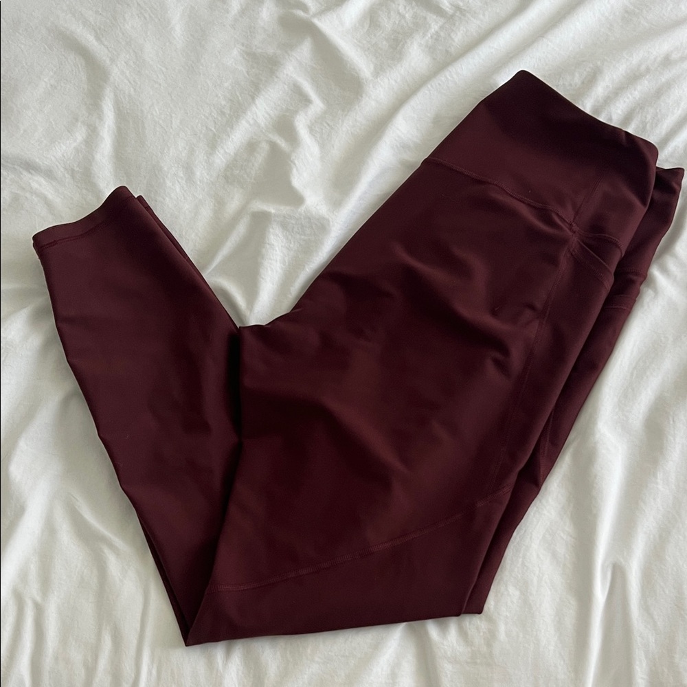 Old Navy Maroon Powersoft Leggings